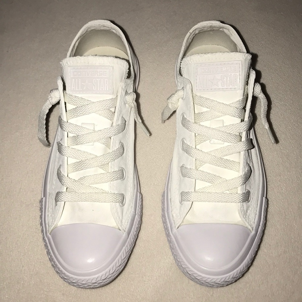 Converse All Star Low Tops Monochrome White